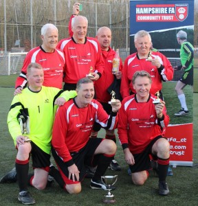 Cove Rapidly Ageing Pensioners- Hampshire FA  Legends Cup Champions 2015
