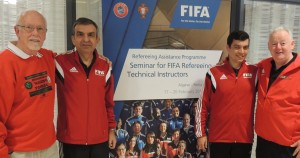 The FIFA referees Delegation sharing our Hotel in the Algarve.